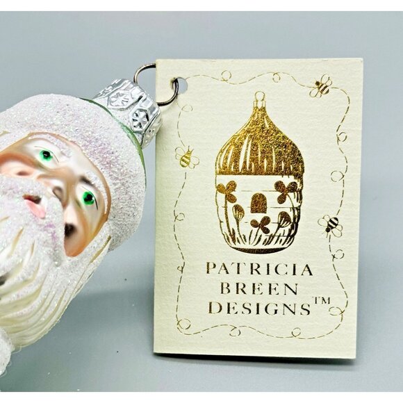Patricia Breen Hollyberry Santa Christmas Ornament #9722 Original Tag 1997 - Picture 7 of 8